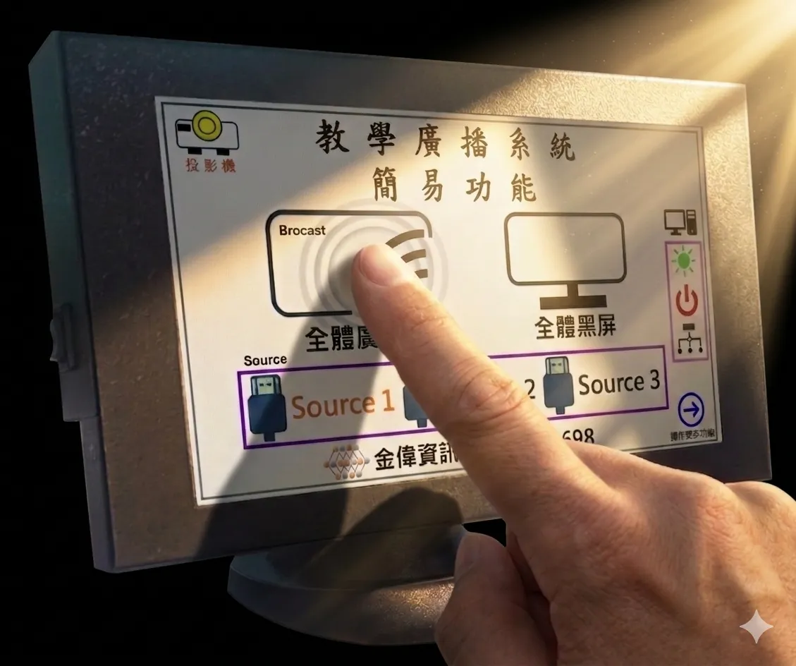 數位HDMI硬體廣播教學系統